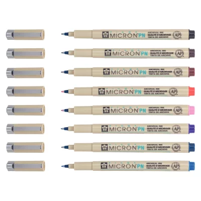 SET ROTULADOR SAKURA PN 8 COLORES