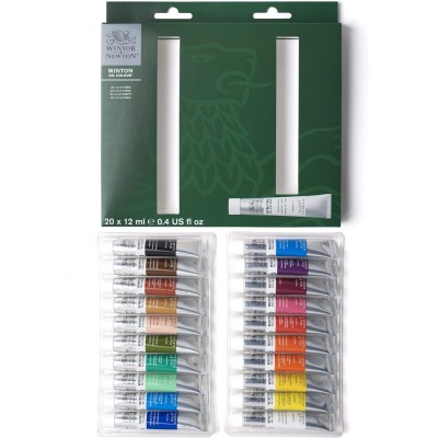 CAJA OLEO WINTO 20 COLORES DE 12 ML