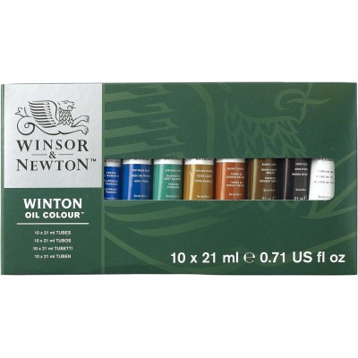 SET OLEO WINTON 10 COLORES DE 12 ML