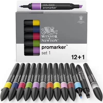 SET 12+1 ROTULADORES PROMARKER  WINSOR & NEWTON   SET 1