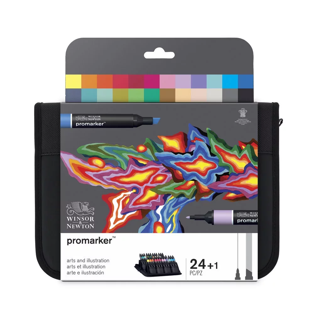 SET 24+1 PROMARKER WINSOR & NEWTON ILUSTRACION