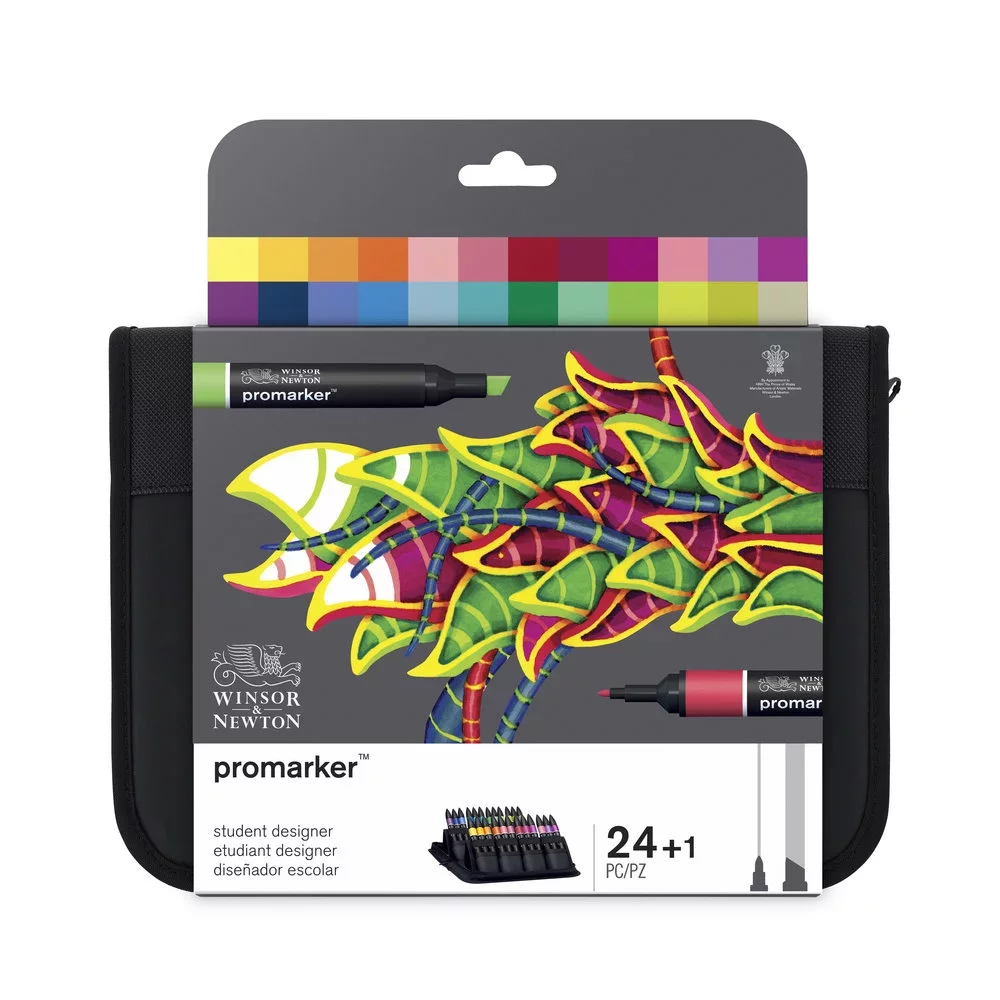 SET 24+1 PROMARKER WINSOR & NEWTON ESCOLAR