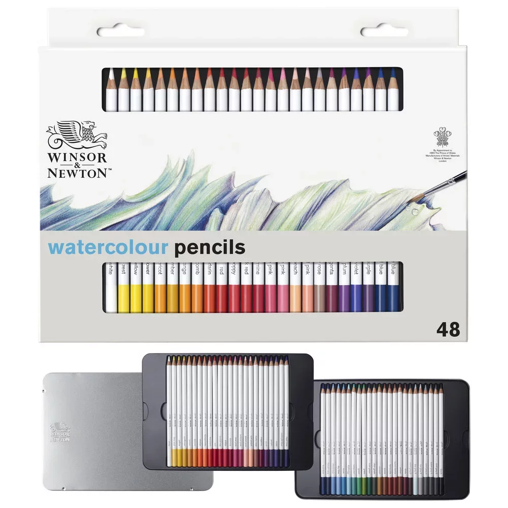 CAJA 48 LAPICEROS ACUARELABLES WINSOR & NEWTON