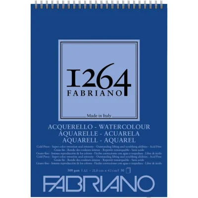 BLOC FABRIANO ACUARELA 1264 25% ALGODON