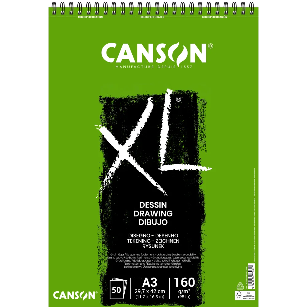 BLOC XL DESSIN CANSON 160 GR