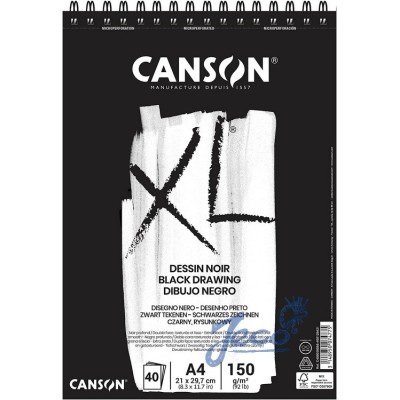 BLOC CANSON XL NEGRO 150GR