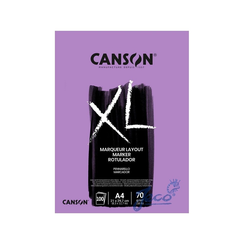 BLOC CANSON XL MARKER 70GR