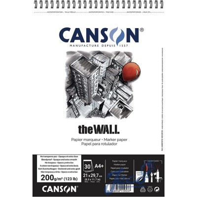 BLOC CANSON THE WALL 220GR ROTULADOR