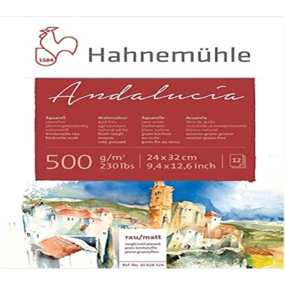 BLOC HAHNEMUHLE ANDALUCIA ACUARELA 500 GR