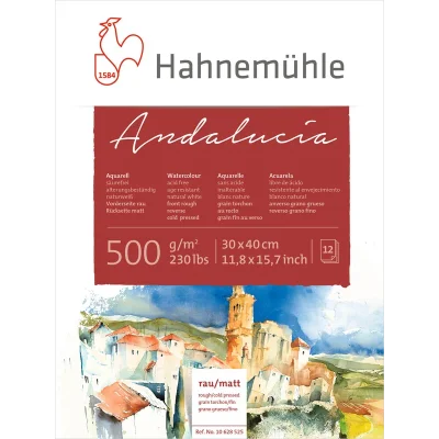 BLOC HAHNEMUHLE ANDALUCIA ACUARELA 500 GR