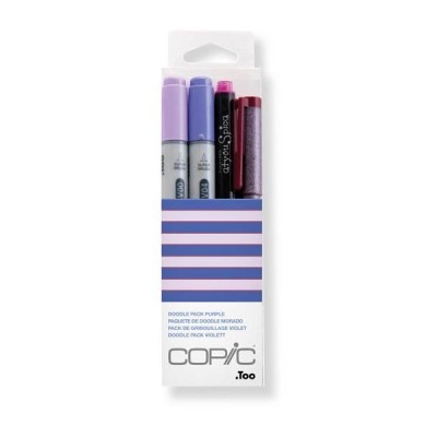 SET 4 ROTULADORES COPIC CIAO DOODLE MORADO