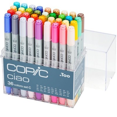 CAJA 36 ROTULADORES COPIC CIAO MODELO C