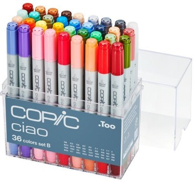 CAJA 36 ROTULADORES COPIC CIAO MODELO B