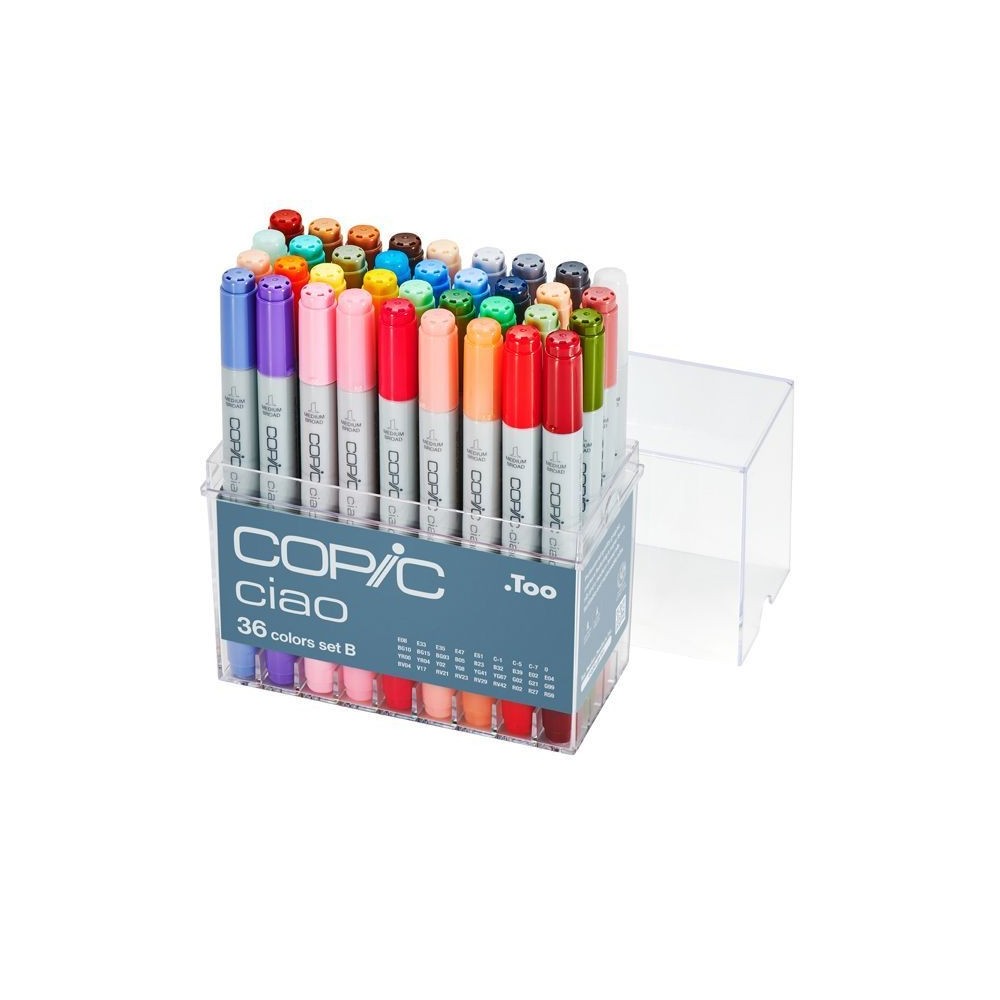 CAJA 36 ROTULADORES COPIC CIAO MODELO B