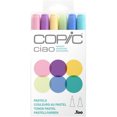 SET 6 ROTULADORES COPIC CIAO PASTELES