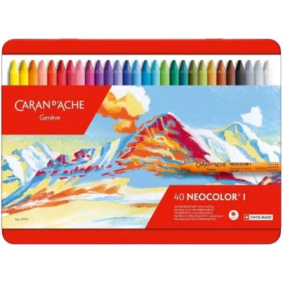 CAJA CERAS NEOCOLOR I CARANDACHE 40 COLORE