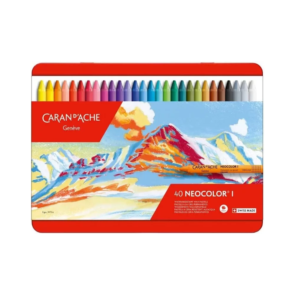 CAJA CERAS NEOCOLOR I CARANDACHE 40 COLORE