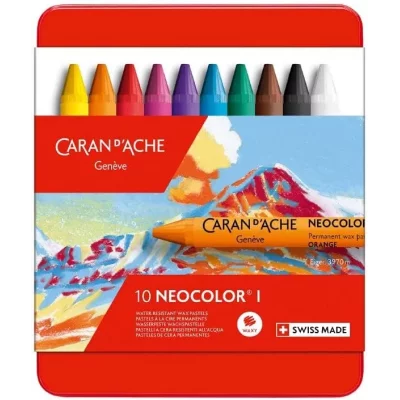 CAJA CERAS NEOCOLOR I CARANDACHE 10 COLORES