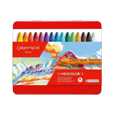 CAJA CERAS NEOCOLOR I CARANDACHE 15 COLORES