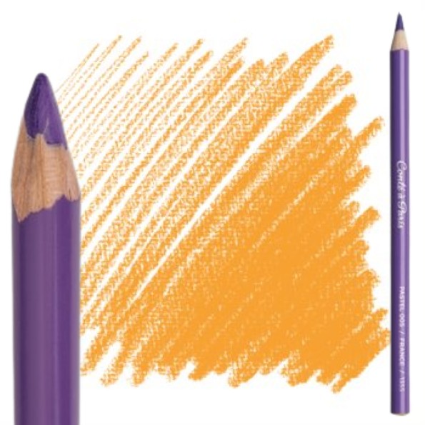 CONTE LAPIZ PASTEL NARANJA 12