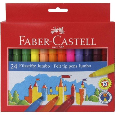 SET 24 ROTULADORES JUMBO FABER CASTELL