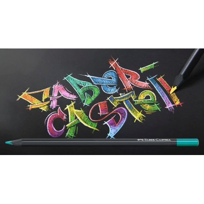 12 LAPICEROS PASTEL-NEON BLACK EDITION FABER CASTELL