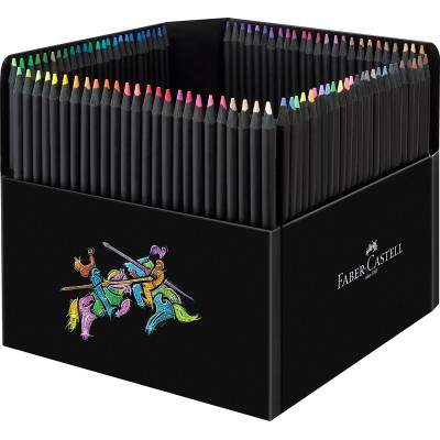 SET 100 LAPICEROS BLACK EDITION FABER CASTELL