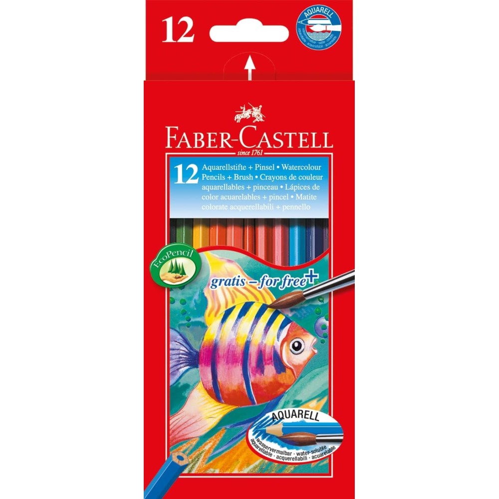 12 LAPICEROS ACUARELABLES FABER CASTELL