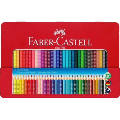 36 LAPICEROS GRIP FABER CASTELL ACUARELABLES