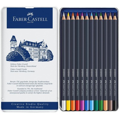 CAJA 12 LAPICEROS GOLD FABER FABER CASTELL