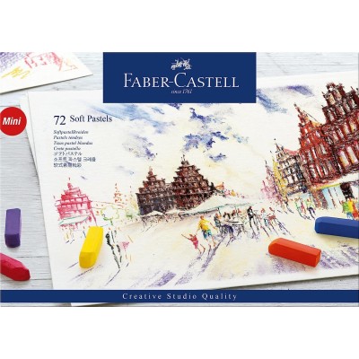 CAJA DE 72 PASTELES BLANDOS FABER CASTELL