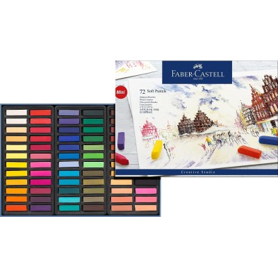 CAJA DE 72 PASTELES BLANDOS FABER CASTELL