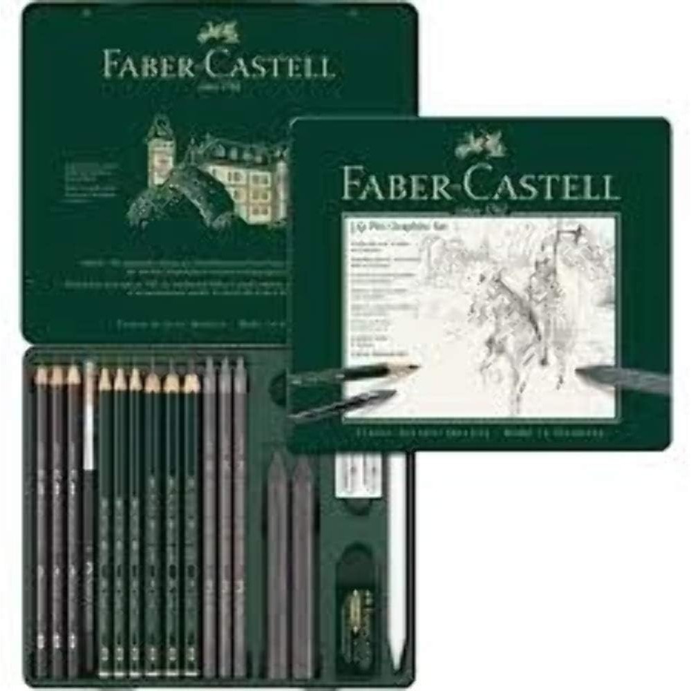 CAJA GRAPHITE FABER CASTELL 19 PIEZAS