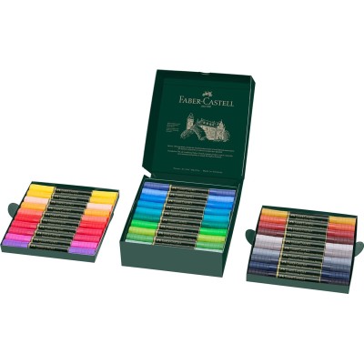 CAJA 30 ROTULADORES ACUARELABLES FABER CASTELL