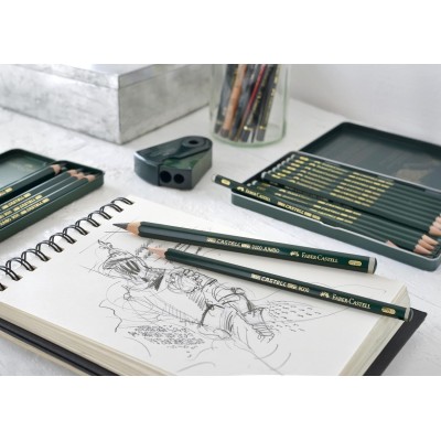 CAJA 5 LAPICEROS DE GRAFITO FABER CASTELL JUMBO