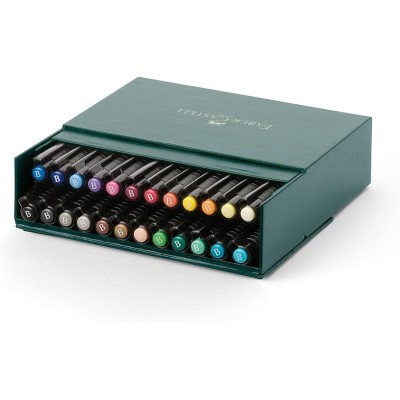 CAJA 24 ROTULADORES PITT FABER CASTELL