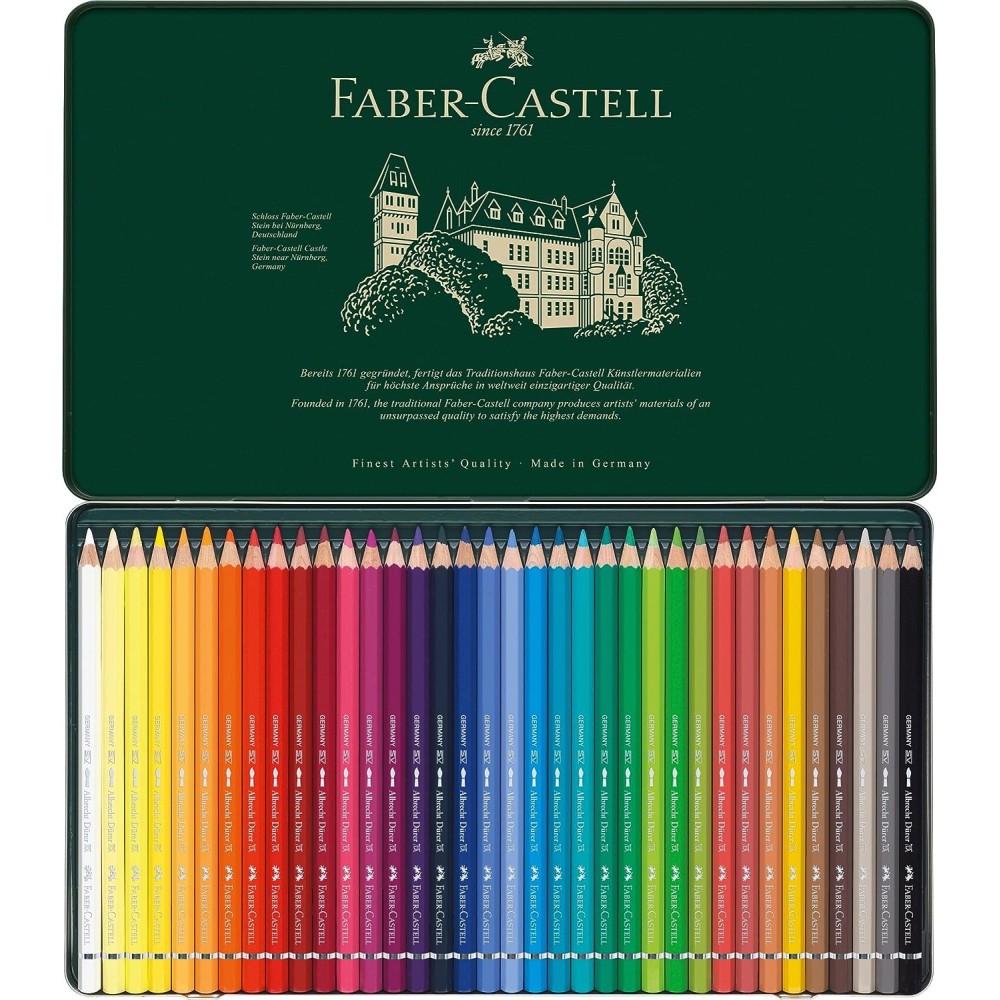 CAJA 36 LAPICEROS ACUARELABLES FABER CASTELL ALBERCHT DURER