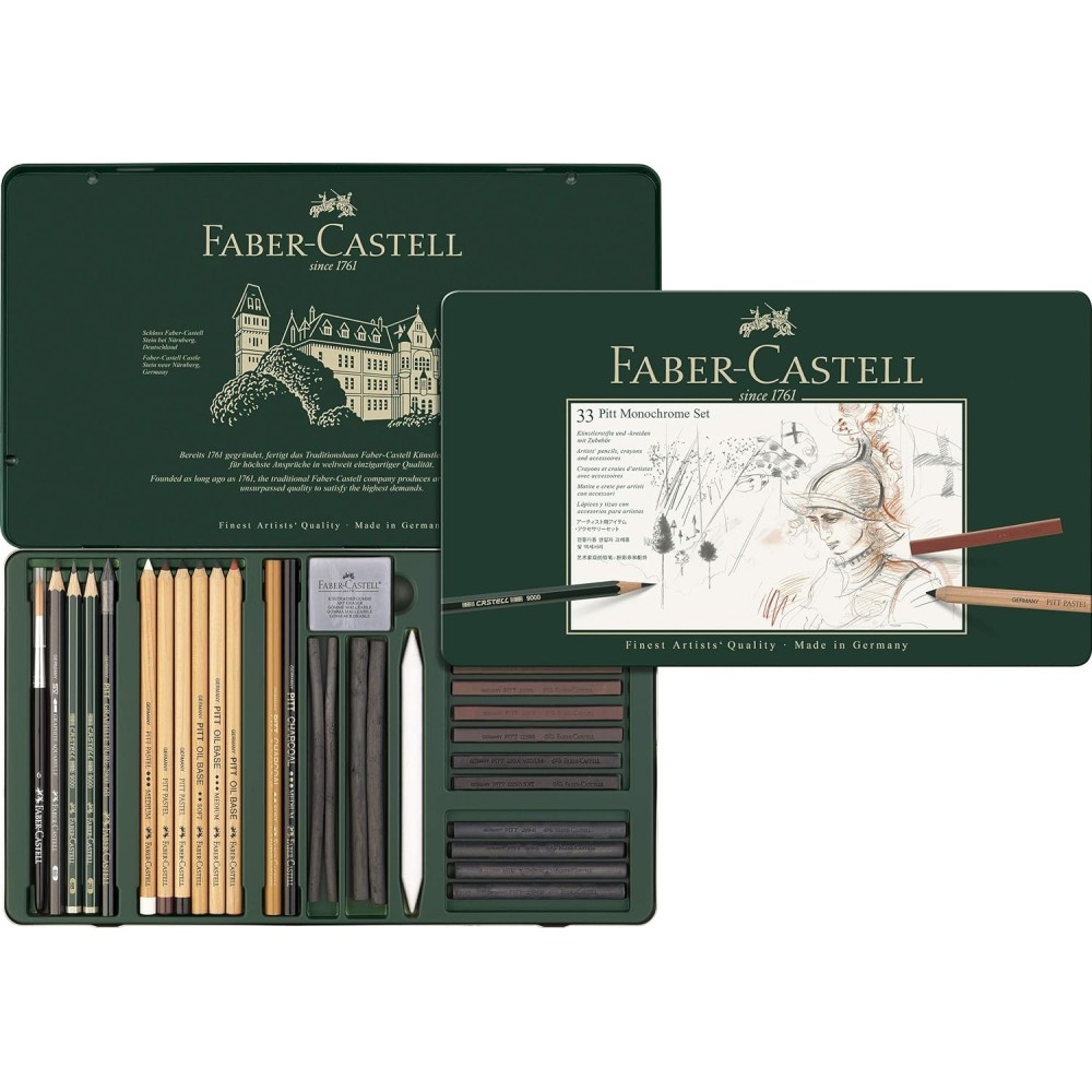 CAJA FABER CASTELL MONOCHROME 339 PIEZAS