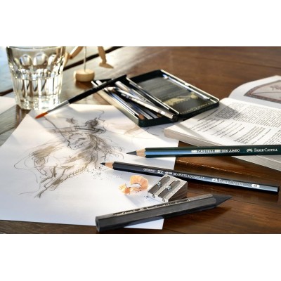 CAJA FABER CASTELL PITT GRAPHITE 26 PIEZAS