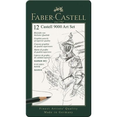 CAJA 12 LAPICEROS DE GRAFITO FABER CASTELL 8B-2H