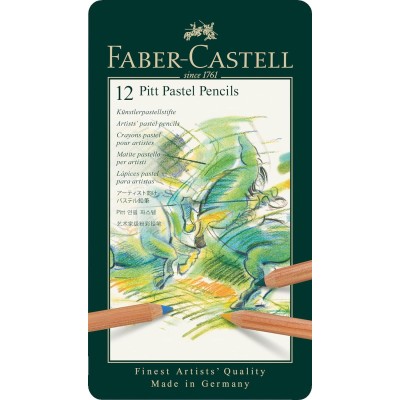 CAJA 12 LAPICEROS PASTEL FABER CASTELL