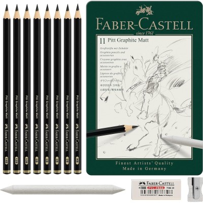 CAJA 11 LAPICEROS DE GRAFITO MATT FABER CASTELLCAJA 11 LAPICEROS DE GRAFITO MATT FABER CASTELL