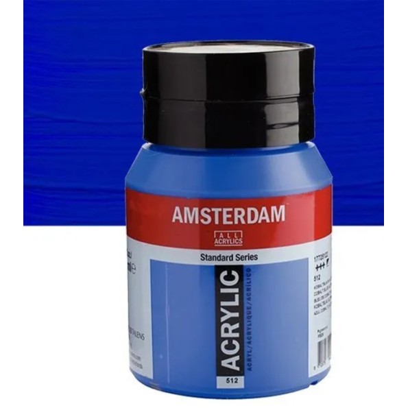 ACRILICO AMSTERDAM 500ML  AZUL COB.UMAR