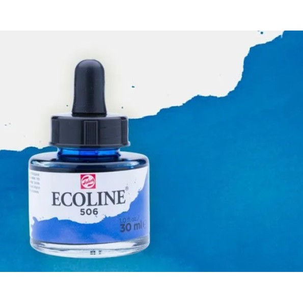 ECOLINE 30ML AZUL U.MAR OS