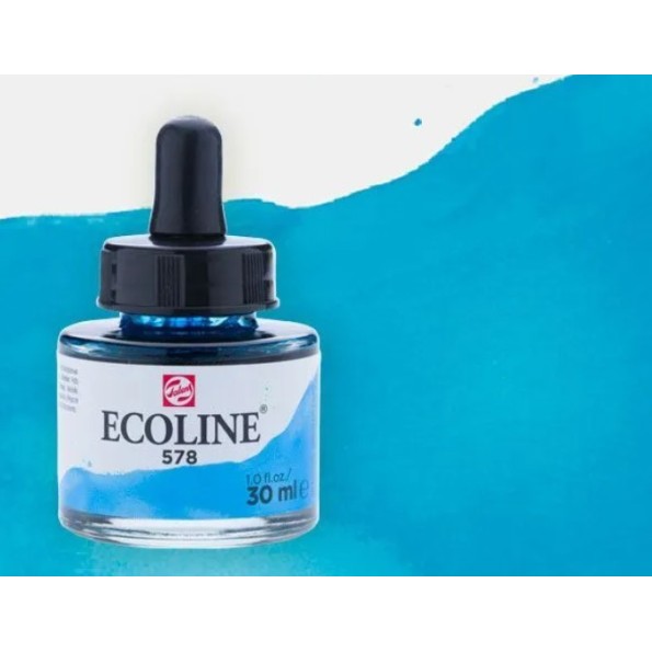 ECOLINE 30ML AZUL CELESTE